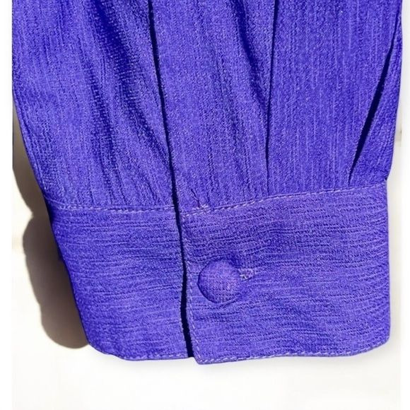 🌻Cream Violet Crliselin Prairie Core Ruffle High Neck Blouse Size 36 Small - Picture 8 of 10